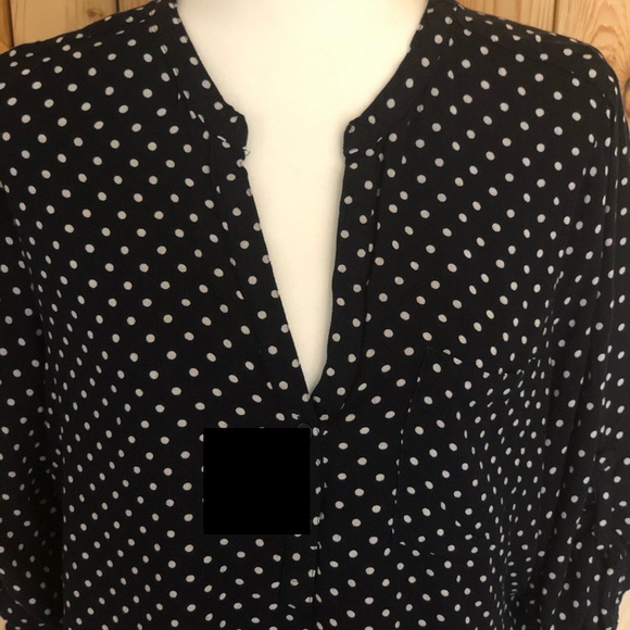 Primark black & white polka dot tunic - Picture 2 of 3
